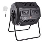 Kompostori 162,7 L, kääntyvä, 735 x 625 x 955 mm, 50 kg kapasiteetti hanskoilla