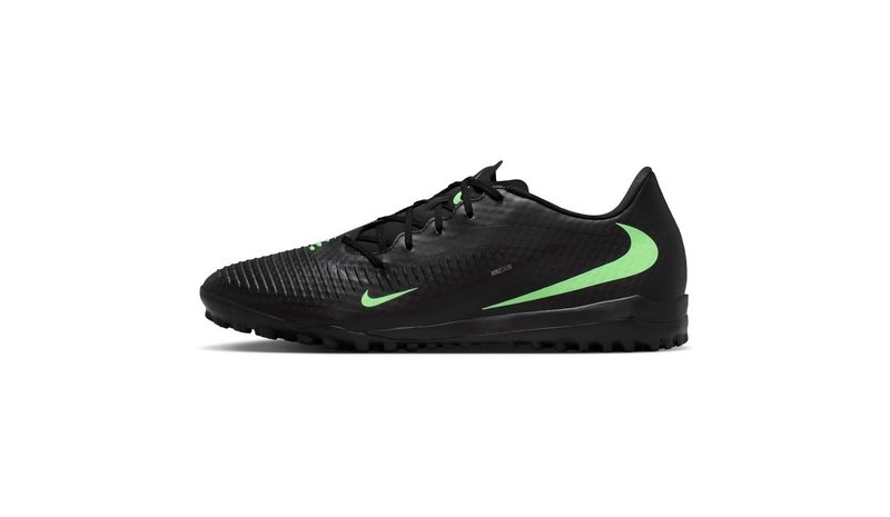 Nike Phantom 6 Academy Low Cut TF Shadow - Musta/Illusion Green
