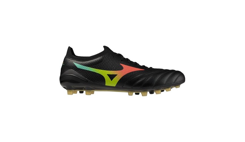 Mizuno Morelia Neo V Beta Elite AG Bright Black - Musta/Oranssi/Evening Prim
