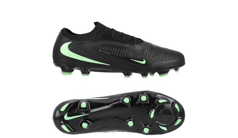 Nike Phantom 6 Pro Low Cut FG Shadow - Musta/Illusion Green