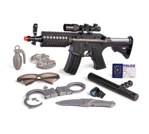 Police Machine Gun Carry Bag Set (42132)