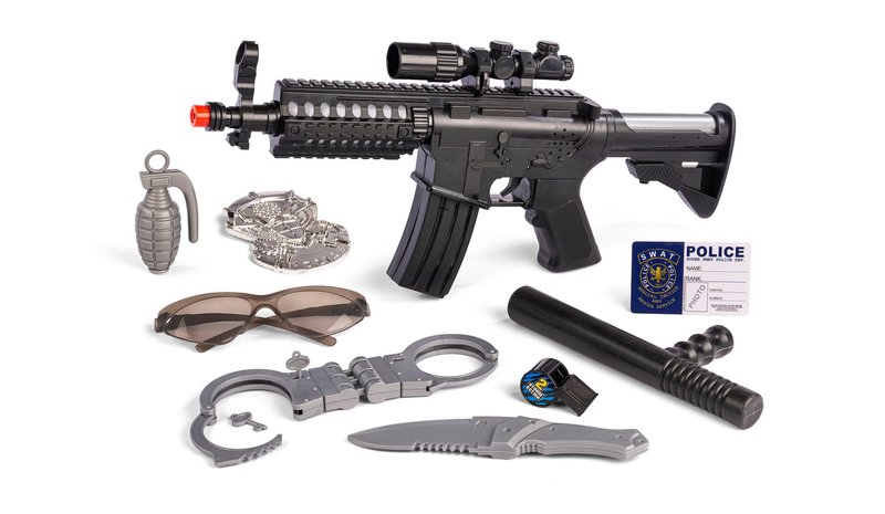 Police Machine Gun Carry Bag Set (42132)