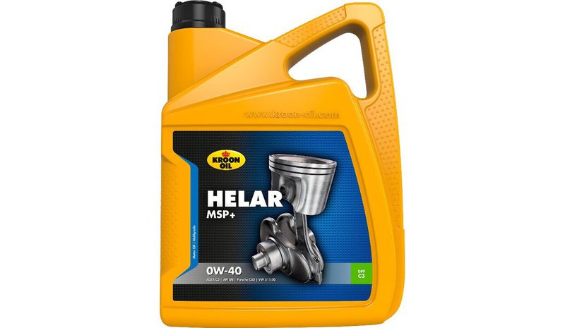 Moottoriöljy Kroon-Oil Helar MSD+ 0W-40 5L
