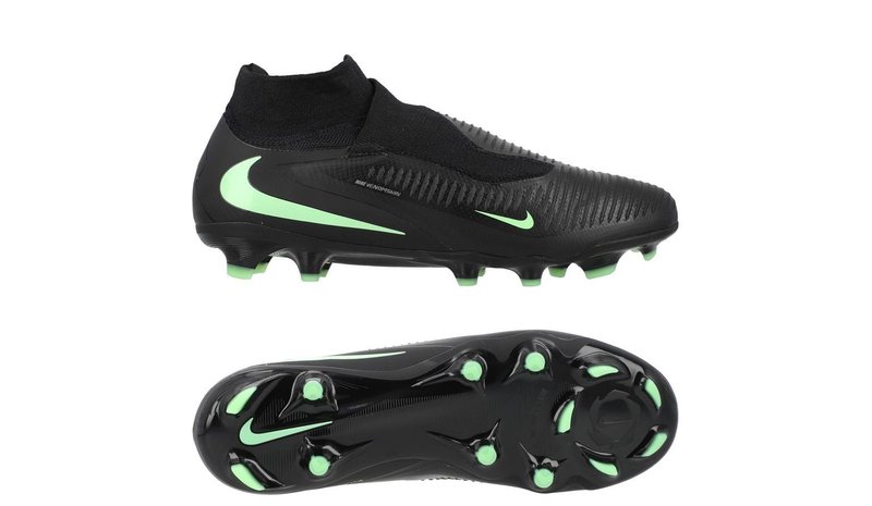 Nike Phantom 6 Pro High Cut FG Shadow - Musta/Illusion Green