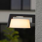Moon LED-ulkoseinävalaisin, antrasiitti, CCT, IP44, Lyhdyt ja ulkovalaisimet