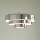 Lindby Tivra -riippuvalaisin, kromi, Ø 35 cm, metalli, E27