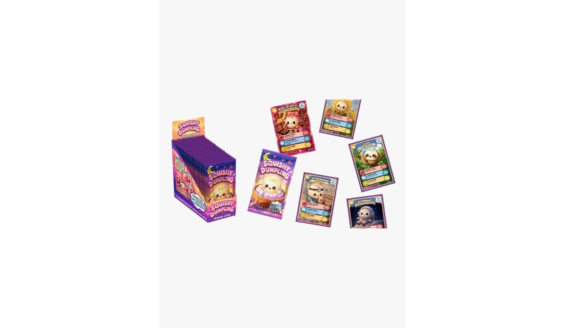 Squishy Dumplings Keräilykortit 5-pack Lajitelma