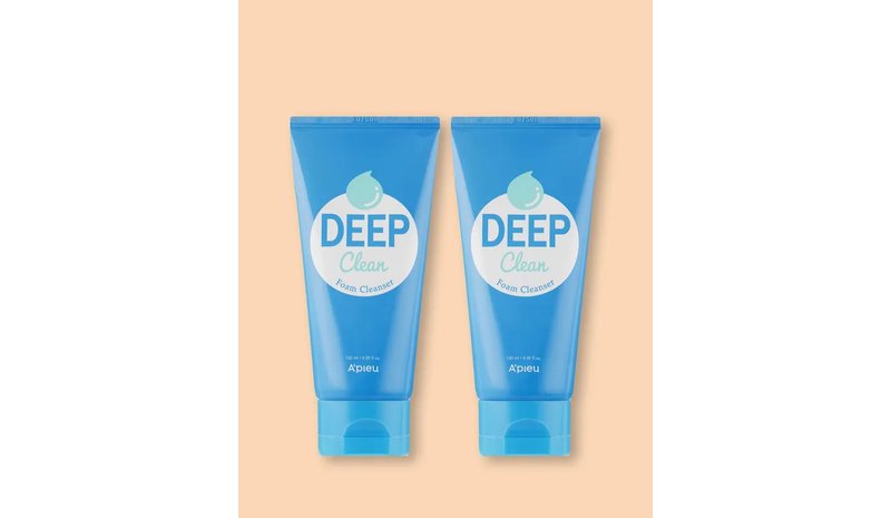 A'pieu Deep Clean Foam Cleanser - 130 ml * 2 pcs