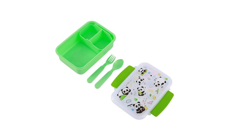 iTotal - Lunch Box Kids PANDASTIC with cutlery (ID2031) – kuva 1/1