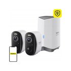 Baseus N1 Plus 2K Outdoor Camera Set (White)