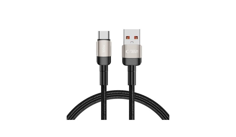 Tech-Protect UltraBoost Evo Cable USB-C / USB-A 100W 5A 1m - Titanium