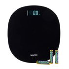Salter SA00709BFEU12 Pyöreä elektroninen vaaka, musta