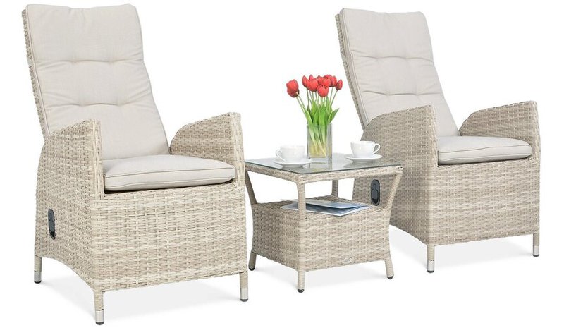 Ulkokalustesetti MALTA DUO, beige