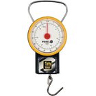 Vorel-jousivaaka kellotaululla 15301, 32 kg, 1 m mittanauha, 0,5 kg jaotus, PVC-runko, kromattu koukku 3,4 mm