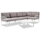 Ulkokalustesetti KOMODO Corner, Bianco Grigio