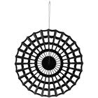 Paperiviuhka - Hämähäkinverkko, musta, 50 cm