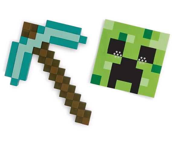 Minecraft: Diamond Pickaxe And Mask Set GADGET – kuva 7/8
