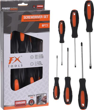 Ruuvimeisselisarja 6-osaa Fx-Tools