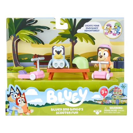 Bluey FIG & VHCL PLAYSET - SCOOTER TIME S4