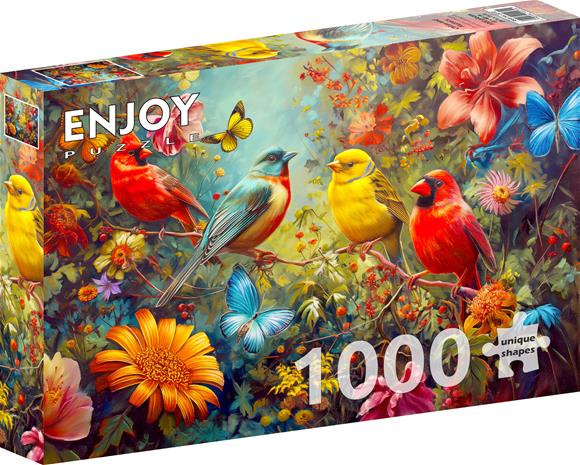 ENJOY CHIRPS AND FLUTTERS 1000P PALAPELI – kuva 1/1