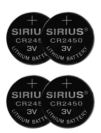 Sirius DecoPower CR2450 4kpl / setti