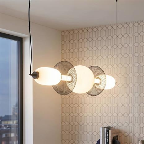 LED-kattokruunu johdossa ARAME LED/32W/230V musta