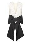 STELLA NOVA Heart Printed Bow Top - HEARTS - 36