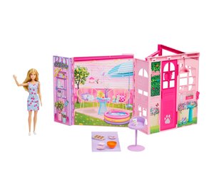 Barbie Entry House with Doll leikkisetti