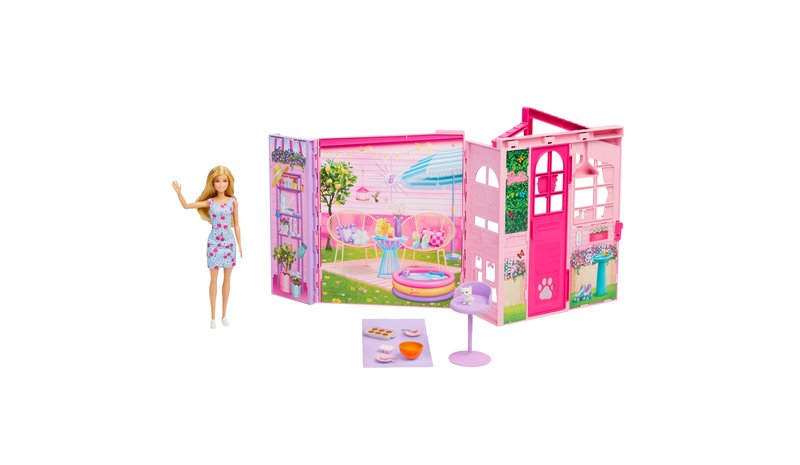 Barbie Entry House with Doll leikkisetti
