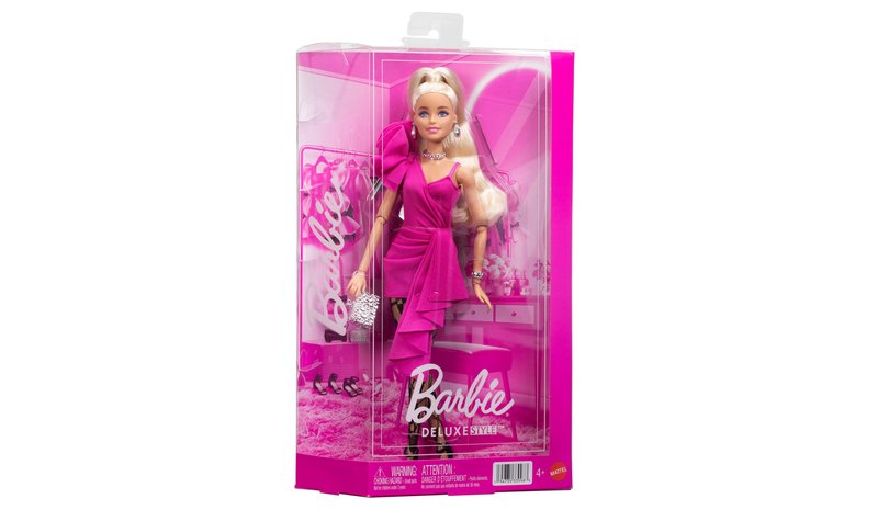 Barbie Deluxe Style Pink & Black Tights