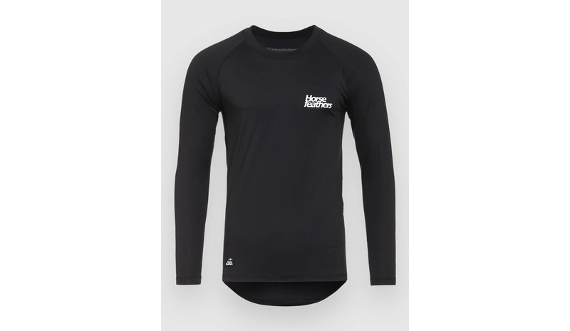 Horsefeathers Hart Long Sleeve Tech Tee black Miehet