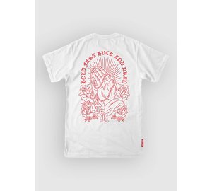 Loose Riders Praying Hands Tech Tee white Miehet