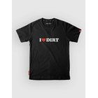 Loose Riders I Heart Dirt Tech Tee black Miehet