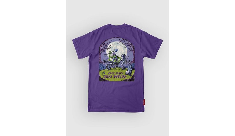 Loose Riders No Dig Graveyard Tech Tee purple Miehet