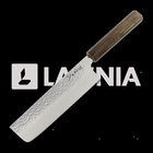 Demko Knives Nakiri VG10 San Mai japanilainen keittiöveitsi, Red Oak