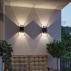 Paulmann LED-seinävalaisin Tharin, 25 cm, musta, ylös/alas, IP44