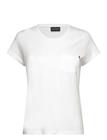 LEXINGTON CLOTHING Ashley Jersey Tee - WHITE - M