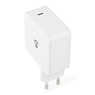Seinälaturi | 100 W | GaN | 3.0 / 5.0 A | Lähtöliitäntöjen määrä: 1 | USB-C | Automaattinen Jännitteen Valinta | Valkoinen