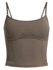 RETHINKIT STUDIOS Butter Soft Top True To Body - DARK BROWN - XL