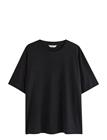 LINDEX Oversized T-Shirt - BLACK - M