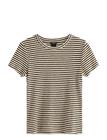 LINDEX Short-Sleeved Top - LIGHT DUSTY BEIGE - XS