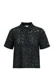 OBJECT Objbianca S/S Lo Polo Top Noos - BLACK - XS
