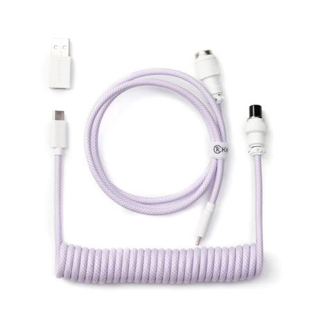 Keychron Coiled Aviator Cable Straight 8K, näppäimistön kierrekaapeli – kuva 1/8