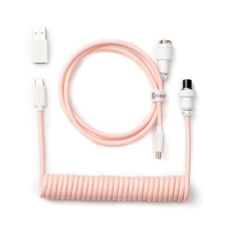 Keychron Coiled Aviator Cable Straight 8K, näppäimistön kierrekaapeli – kuva 3/8