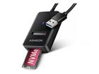 Axagon ADM2-AM USB-A 10Gbps - M.2 NVMe & SATA SSD adapter