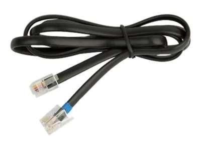 Jabra Phone Cable (Flat Cord with Modular Plug Standard RJ9 to RJ9)