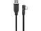 Pro USB-C™ to USB A 3.0 cable 90° black 2m – kuva 3