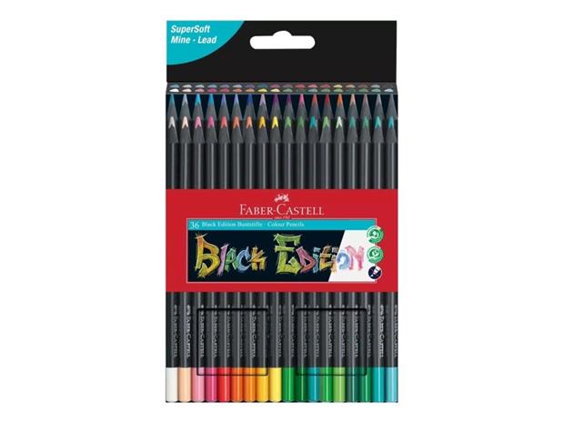 Faber-Castell - Black Edition Colour Pencils 36x