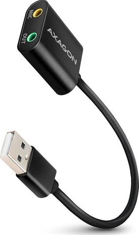 AXAGON USB External Sound Card - 15 cm Cable