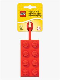 LEGO® Matkalaukun Nimilappu, Punainen